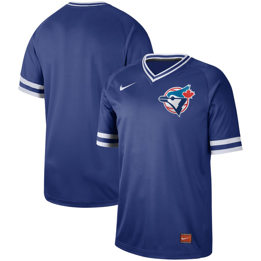 Men's Toronto Blue Jays Blank Royal Cooperstown Collection Legend Stitched MLB Jersey